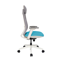 Silla Quo Ejecutiva Blanca Cabecera tapizable en varios colores