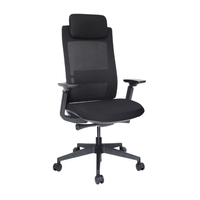 Silla Quo Ejecutiva Negro Cabecera
