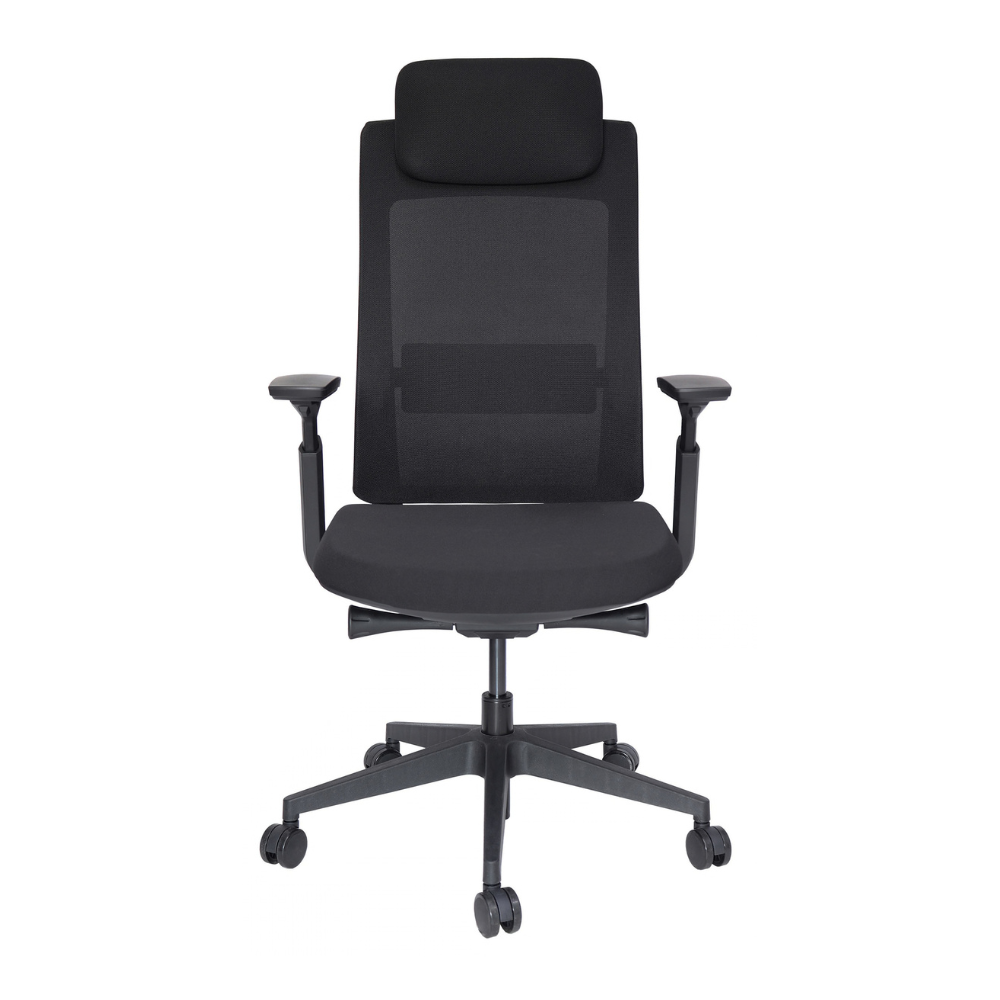 Silla Quo Ejecutiva Negro Cabecera