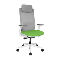 Silla Quo Ejecutiva Blanca Cabecera tapizable en varios colores