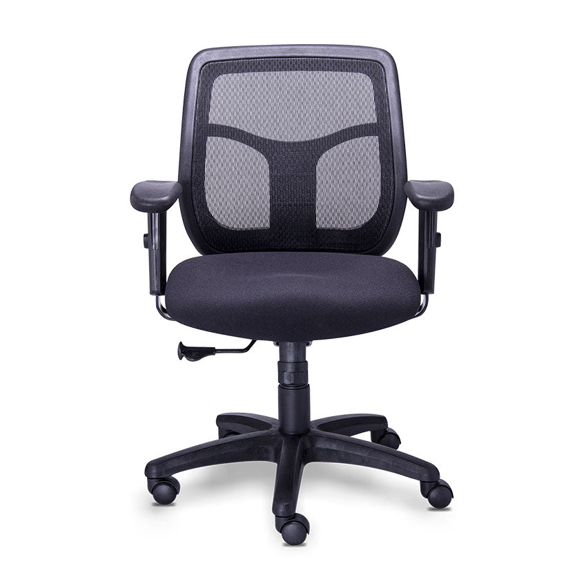 Silla Semi-Ejecutiva c/brazo Respaldo Bajo Mesh