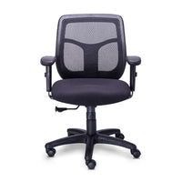Silla Semi-Ejecutiva c/brazo Respaldo Bajo Mesh