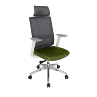 Silla Ejecutiva Soho Blanca tapizable en varios colores