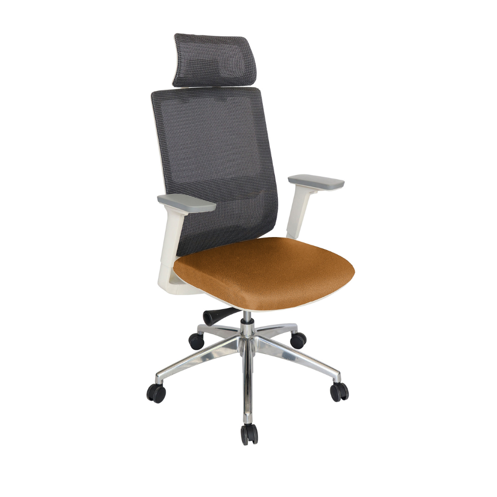 Silla Ejecutiva Soho Blanca tapizable en varios colores