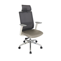Silla Ejecutiva Soho Blanca tapizable en varios colores