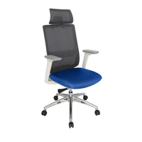 Silla Ejecutiva Soho Blanca tapizable en varios colores