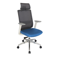 Silla Ejecutiva Soho Blanca tapizable en varios colores