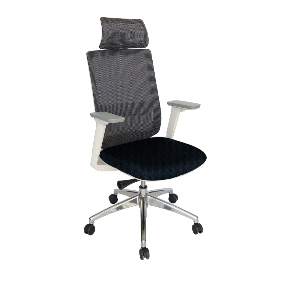 Silla Ejecutiva Soho Blanca tapizable en varios colores
