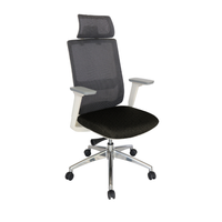 Silla Ejecutiva Soho Blanca tapizable en varios colores