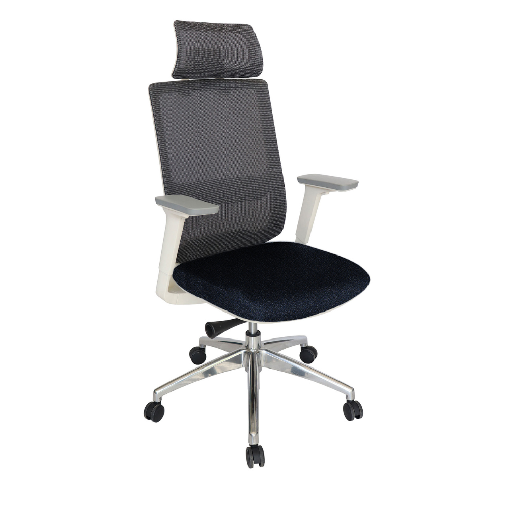 Silla Ejecutiva Soho Blanca tapizable en varios colores