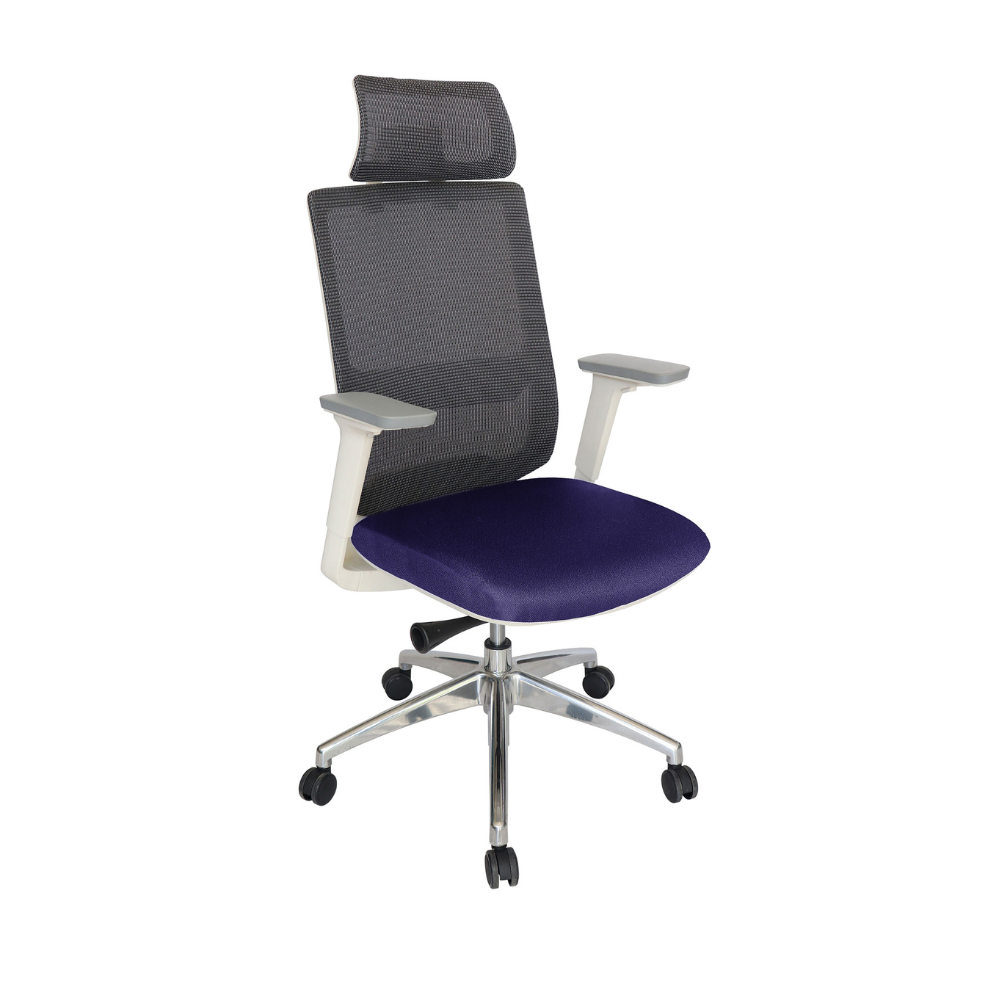 Silla Ejecutiva Soho Blanca tapizable en varios colores