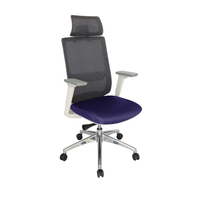 Silla Ejecutiva Soho Blanca tapizable en varios colores