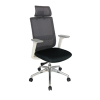 Silla Ejecutiva Soho Blanca tapizable en varios colores