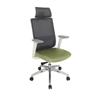 Silla Ejecutiva Soho Blanca tapizable en varios colores