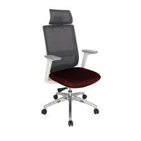 Silla Ejecutiva Soho Blanca tapizable en varios colores