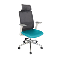 Silla Ejecutiva Soho Blanca tapizable en varios colores