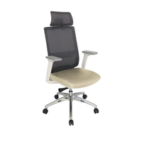 Silla Ejecutiva Soho Blanca tapizable en varios colores
