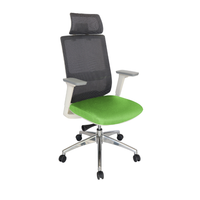 Silla Ejecutiva Soho Blanca tapizable en varios colores