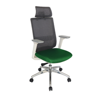 Silla Ejecutiva Soho Blanca tapizable en varios colores