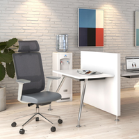 Silla Ejecutiva Soho Blanca tapizable en varios colores