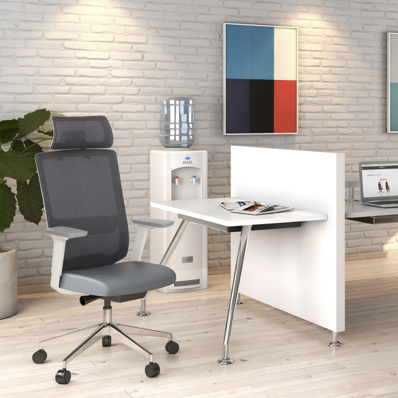 Silla Ejecutiva Soho Blanca tapizable en varios colores