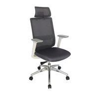Silla Ejecutiva Soho Blanca tapizable en varios colores