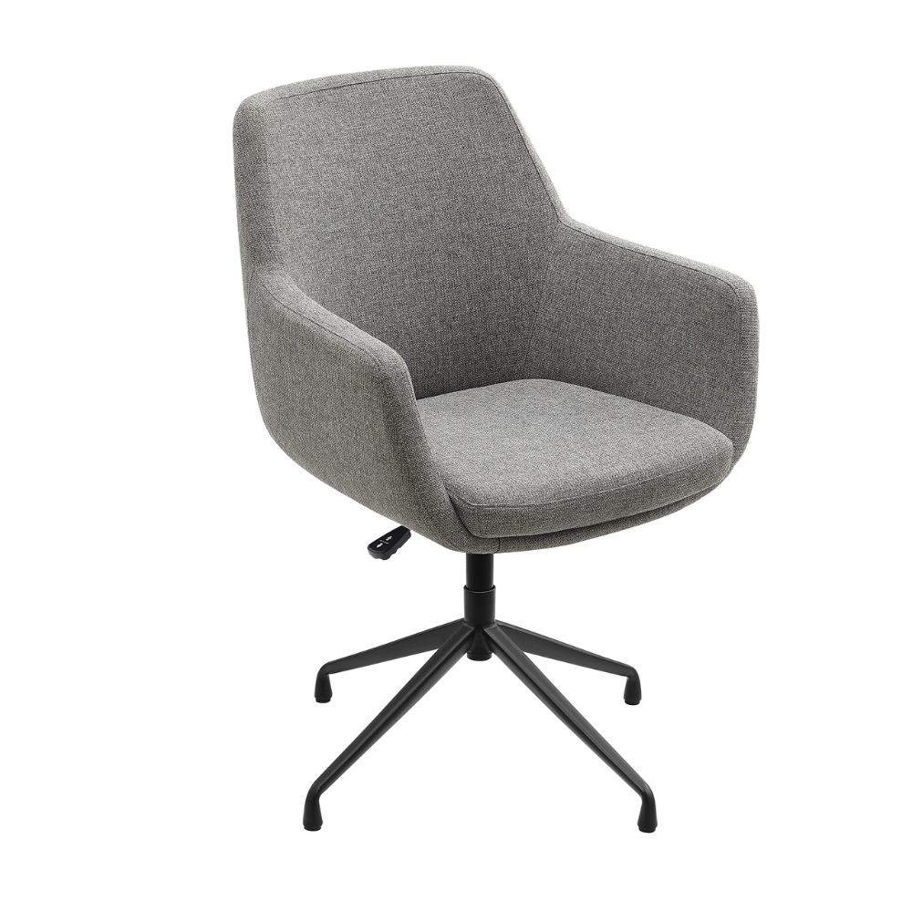 Silla Tripoli pata spider gris