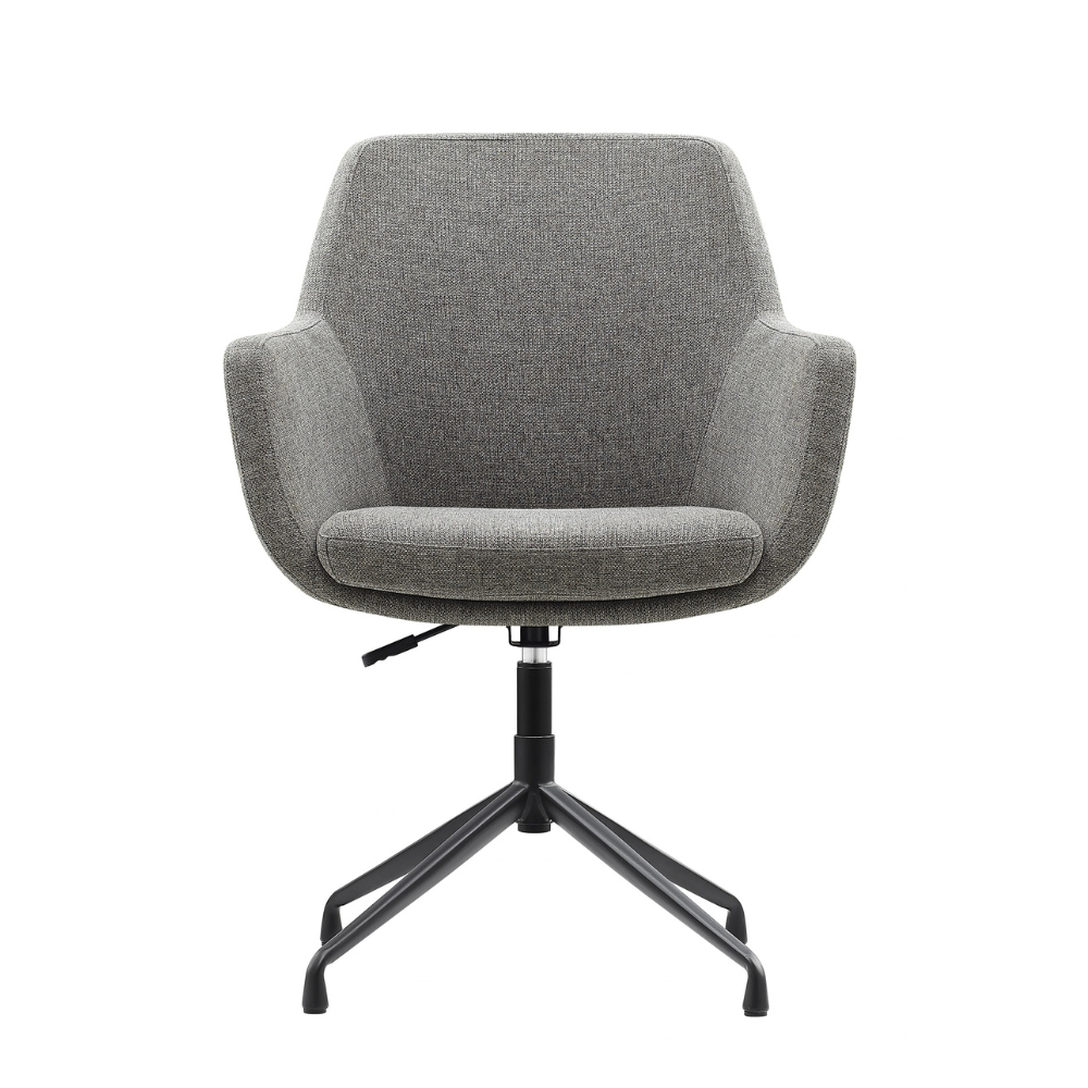 Silla Tripoli pata spider gris