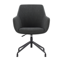 Silla Tripoli pata spider negro