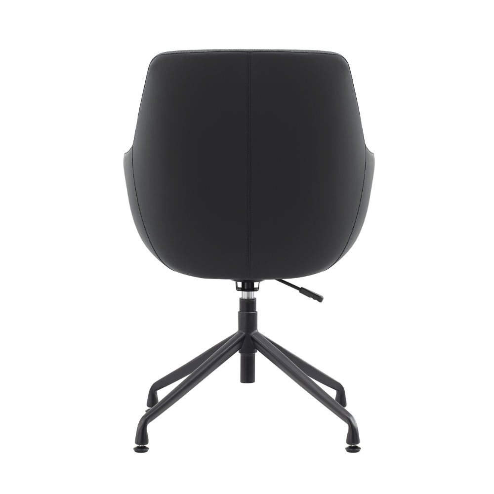 Silla Tripoli pata spider negro