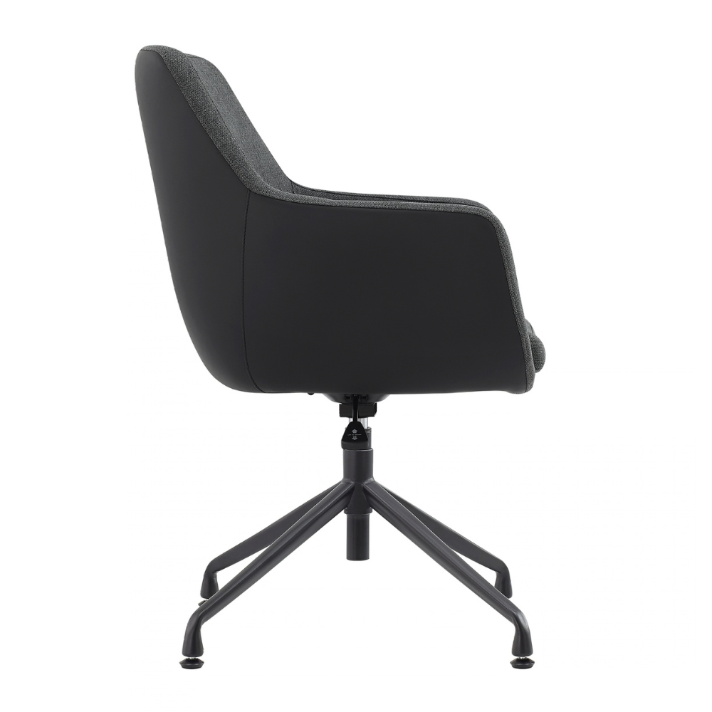 Silla Tripoli pata spider negro