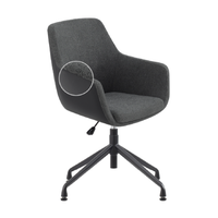 Silla Tripoli pata spider negro