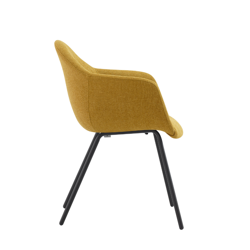 Sillón Alassia 4 patas negra