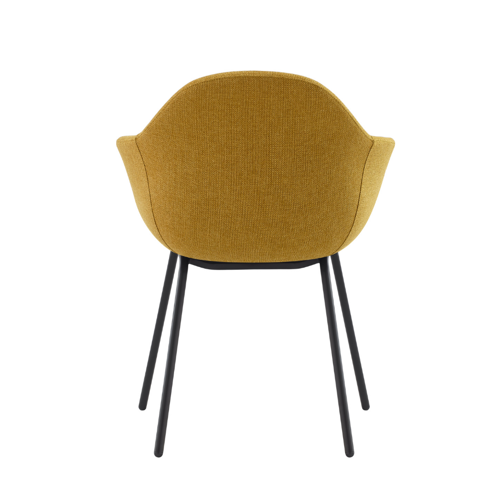 Sillón Alassia 4 patas negra