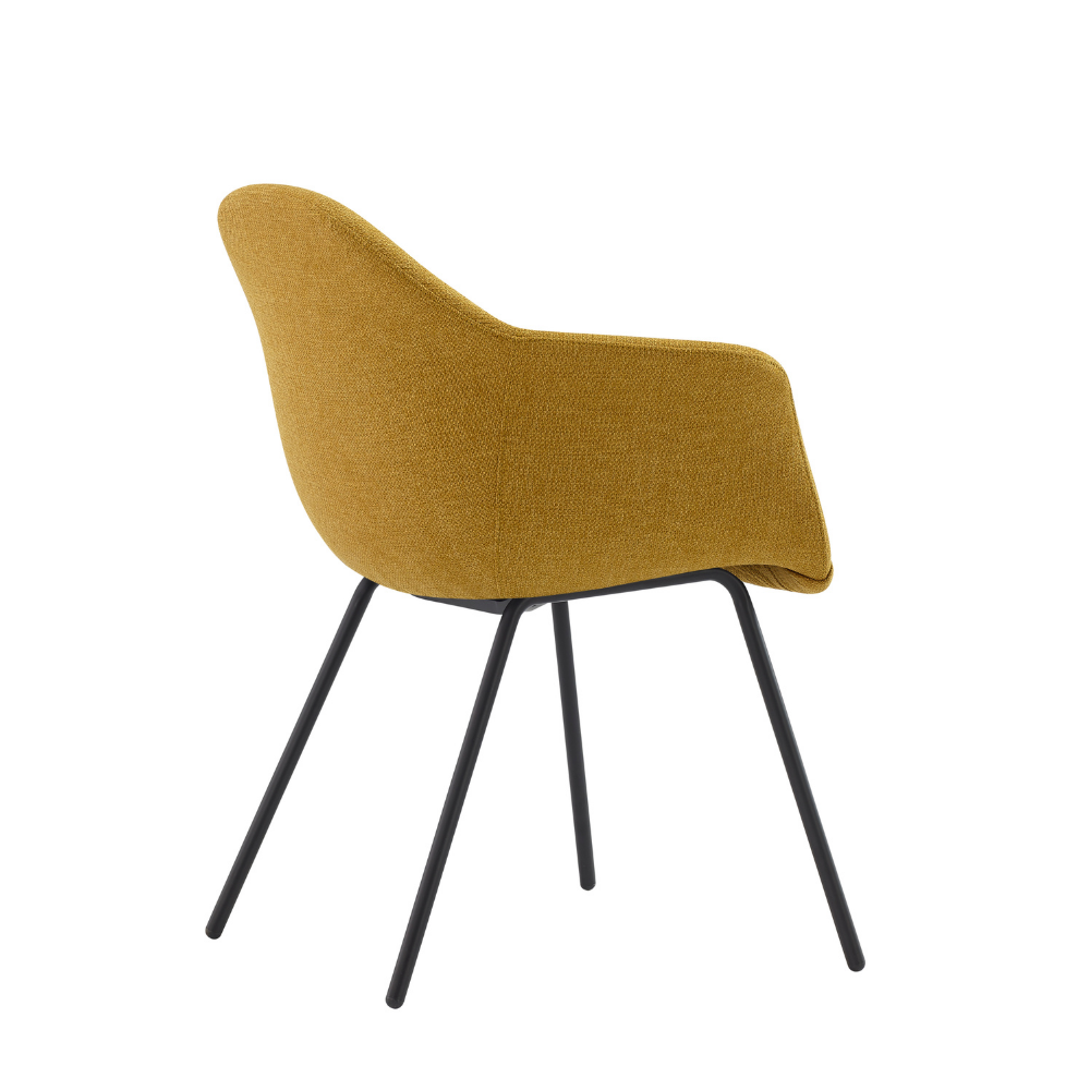 Sillón Alassia 4 patas negra