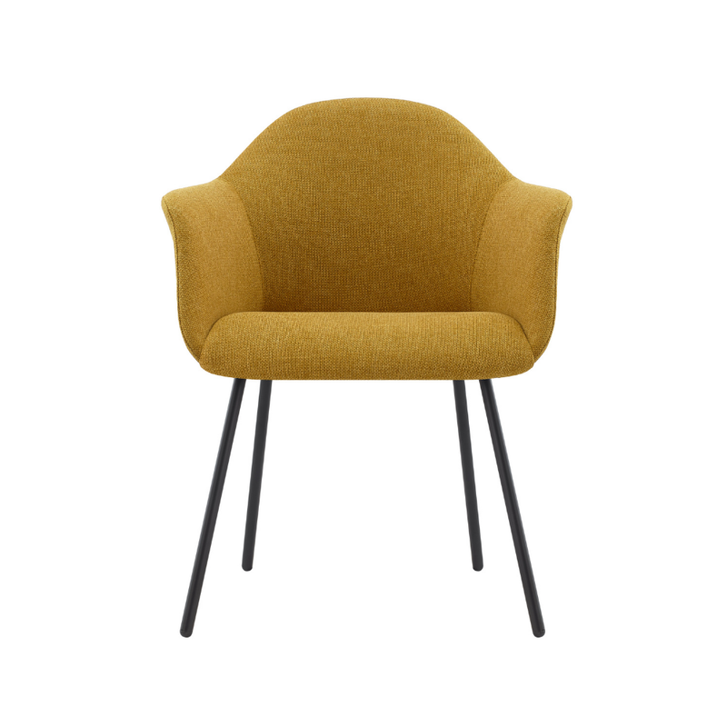 Sillón Alassia 4 patas negra