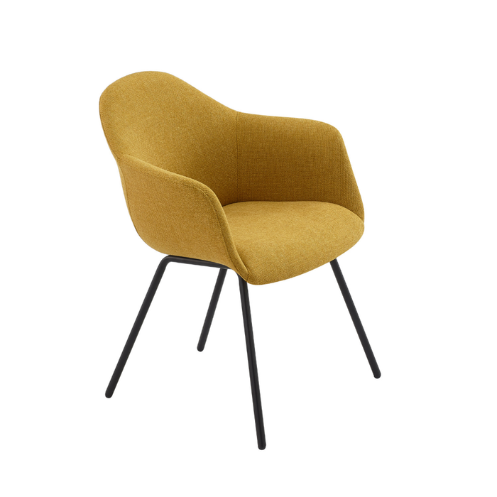 Sillón Alassia 4 patas negra
