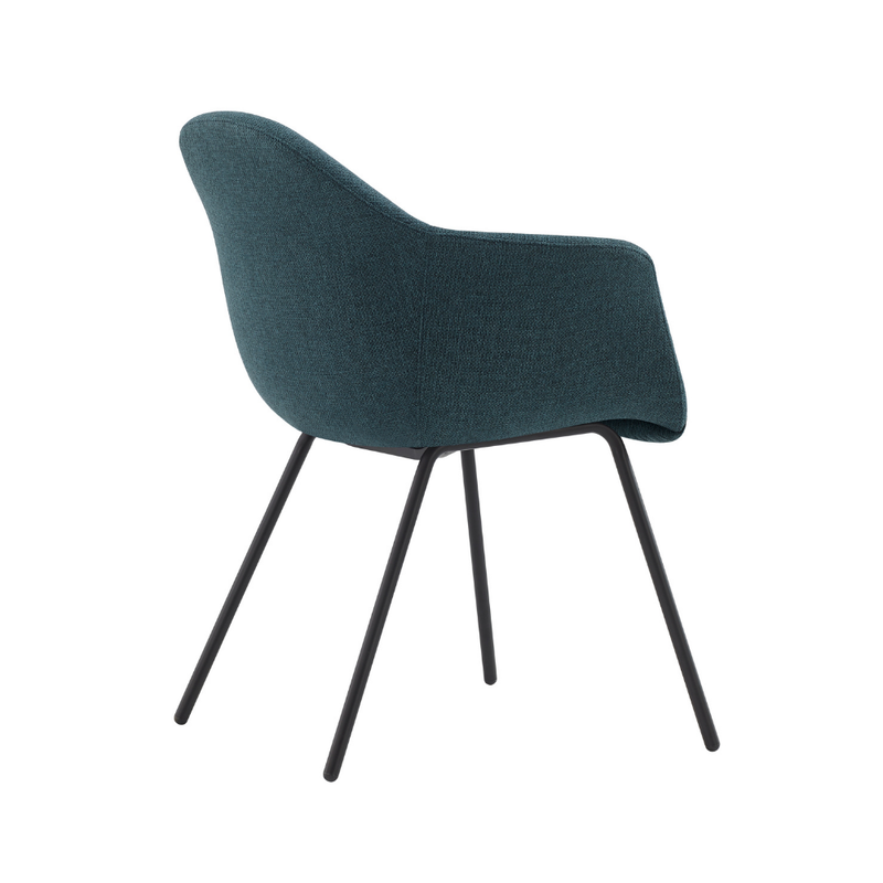 Sillón Alassia 4 patas negra