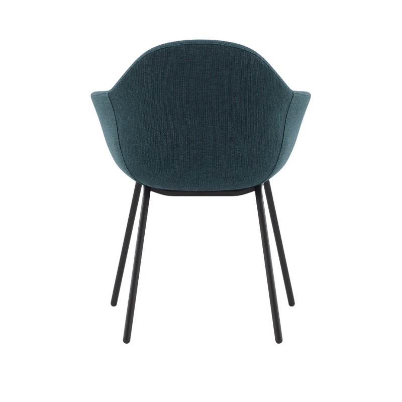Sillón Alassia 4 patas negra