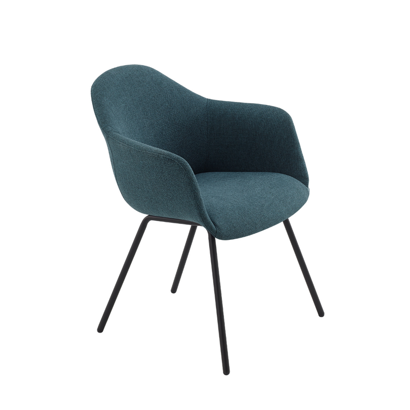 Sillón Alassia 4 patas negra