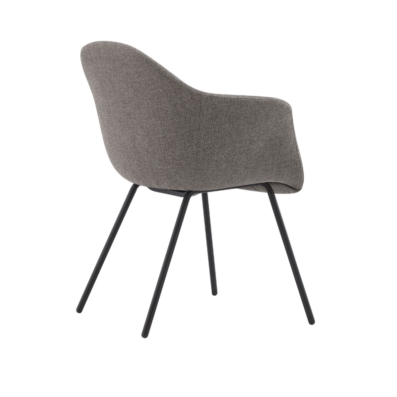 Sillón Alassia 4 patas negra