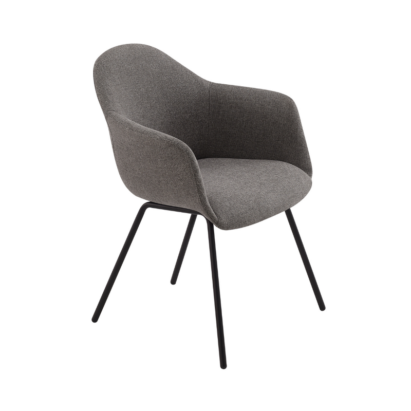 Sillón Alassia 4 patas negra