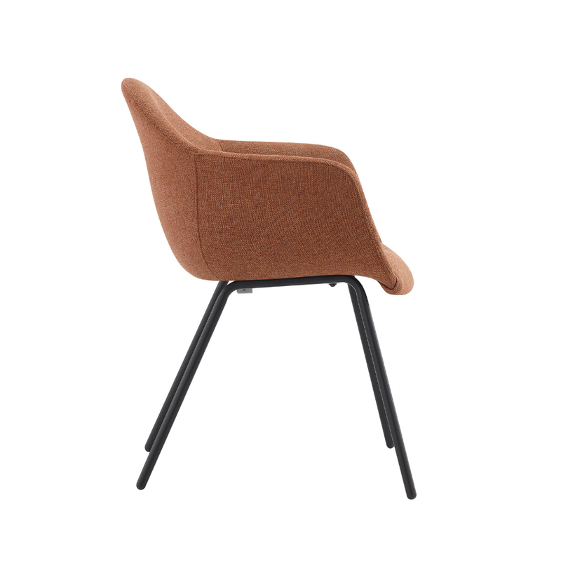 Sillón Alassia 4 patas negra