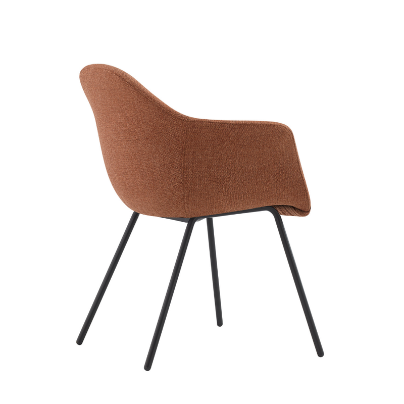 Sillón Alassia 4 patas negra