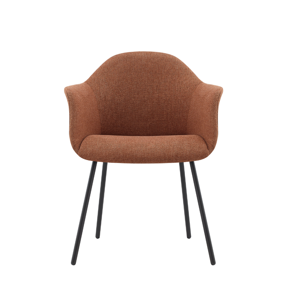 Sillón Alassia 4 patas negra