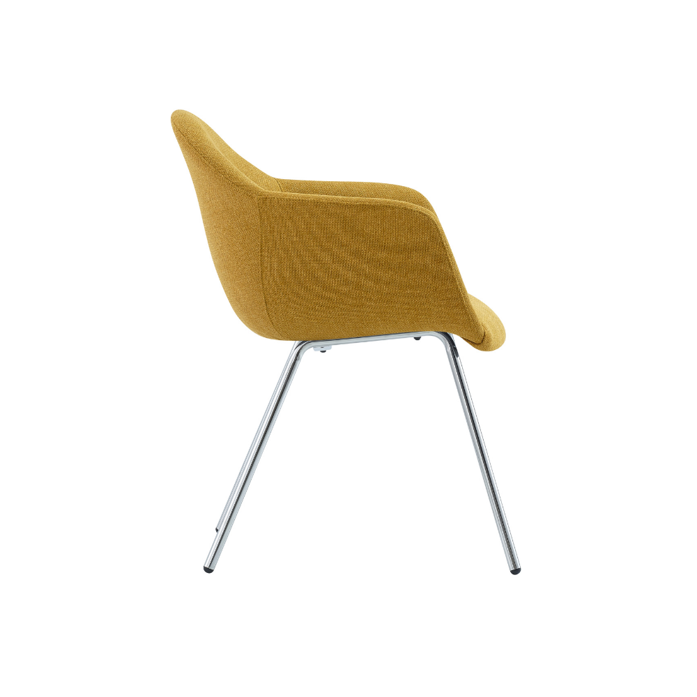 Sillón Julieta patas cromo