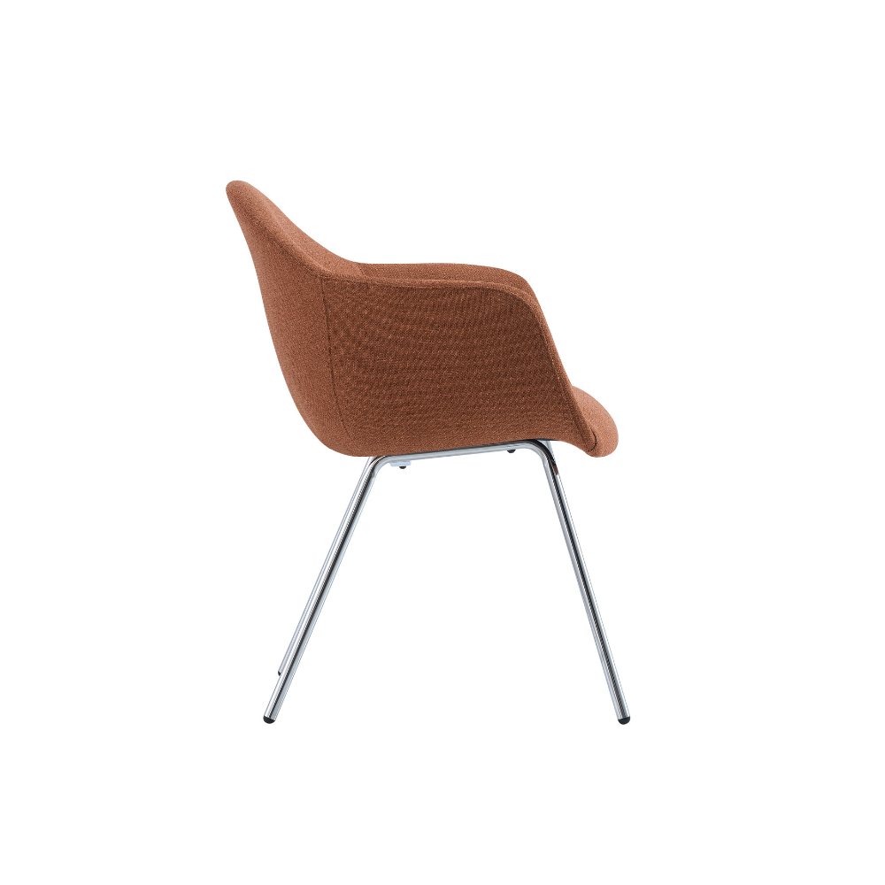 Sillón Julieta patas cromo