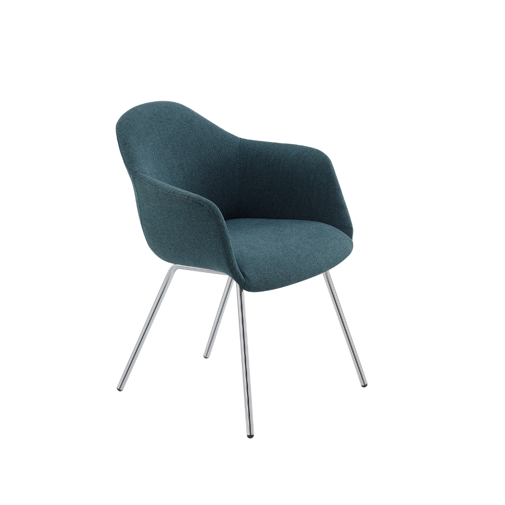 Sillón Julieta patas cromo