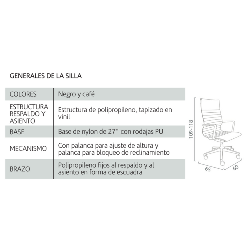 Sillón Bruma Alto