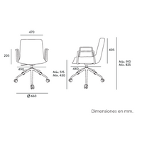 Sillón Eneas Operativo Aluminio